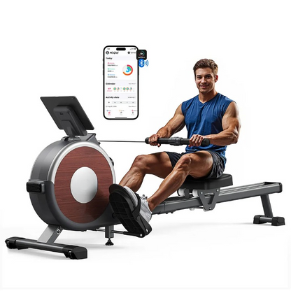 Roeitrainer – Roeimachine – Fitnessapparaat – Thuistrainer – Magnetisch Weerstandssysteem – 16 Weerstandsniveaus – Ergonomische Zitting