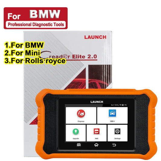 OBD Scanner - OBD2 - Auto Scanner - Auto uitlezen - Diagnose Apparatuur voor Auto's - Alle Diensten - Bi-Directioneel Diagnosetool - Automatische Diagnose - ECU Codering - Reset Functies - Voor BMW