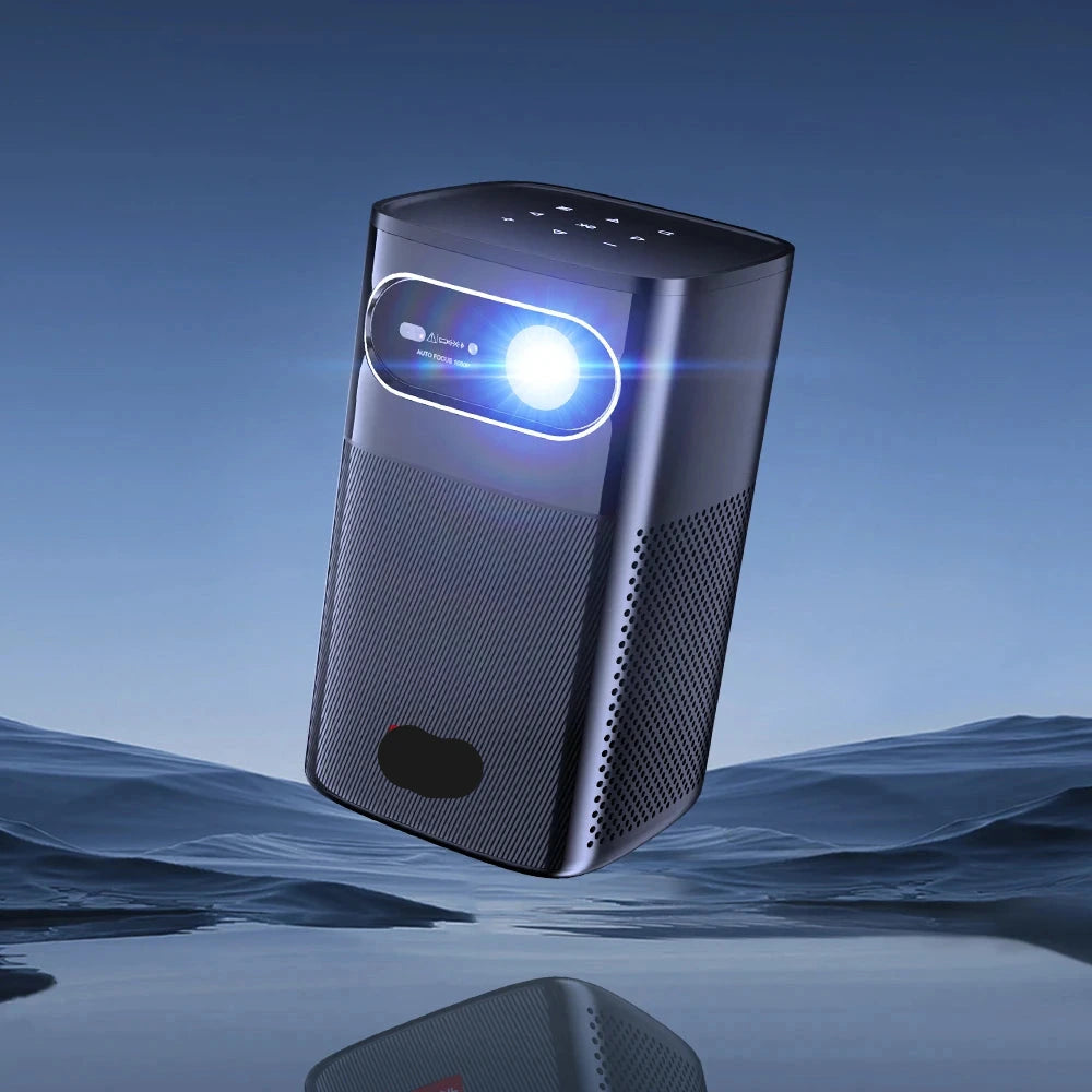 Draagbare Projector – Mini Projector – Beamer – Portable Beamer – Full HD Projector – 1080P Resolutie – 15000mAh Batterij – Draadloos Met WiFi & Bluetooth - QUORE