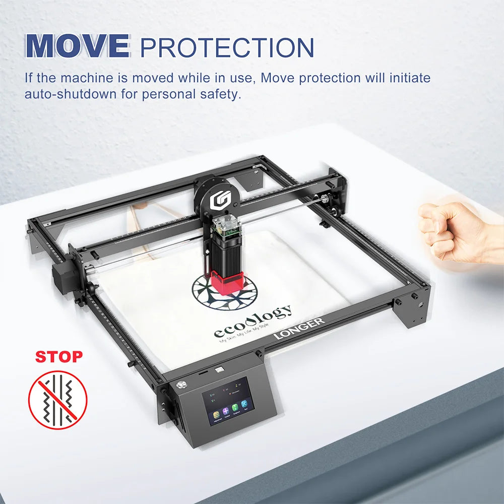 Lasergraveermachine – Laser Cutter – Graveermachine – Snijmachine – 10W Laser – 400 X 400 Mm Werkgebied