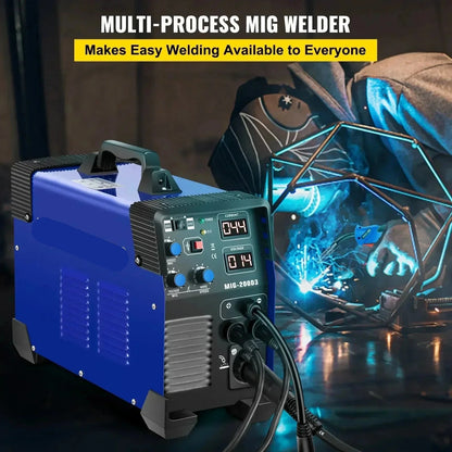 Inverter Lasapparaat - Lasmachine - Lasapparaat - 3-in-1 - 220V - MIG 250A – MMA TIG - Draagbare Laskoffer - IGBT Technologie - Staal en RVS - Fluxdraad Geschikt