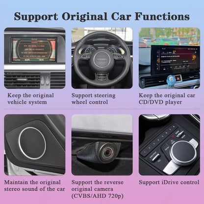 Android Auto Adapter – CarPlay Adapter – MMI Interface – Smartphone Integratie – Draadloos CarPlay – Wireless Apple CarPlay – Bluetooth 4.0 – Ingebouwde GPS - QUORE