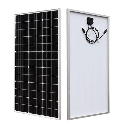 Zonnepaneel - Zonnepanelen - Monokristallijn - 200W - Waterdicht IP65  - Voor Balkon, Camper & Off-grid Systeem - Breed Inzetbaar - QUORE