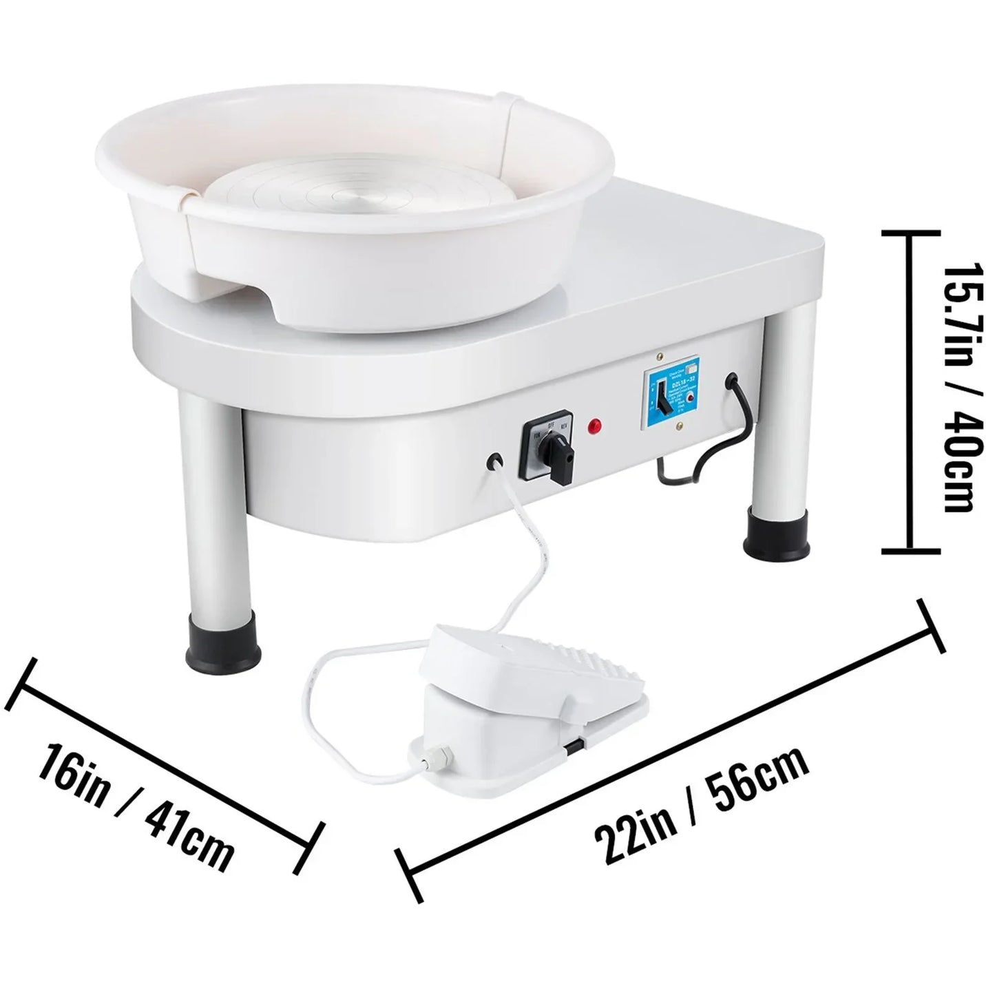 Sihao Electric Pottery Wheel Ceramic Machine Tools Art Crafts Clay Pottery Tools DIY Students Pottery Wheel for Ceramic Work