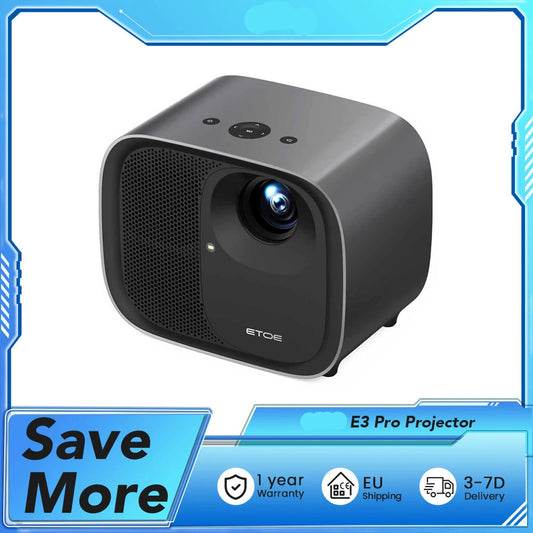 Projector – Beamer – Android TV Projector – Home Cinema Projector – Full HD 1080P – 600 ANSI Lumen – Automatische Focus & Keystone Correctie – Draadloos WiFi 2.4G/5G