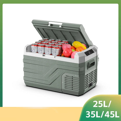 Draagbare Koelbox – Mobiele Koelkast – Camping Koelbox – Auto Koelbox – 35L Inhoud – Koelen Tot 0°C – Vriezen Tot -20°C - QUORE