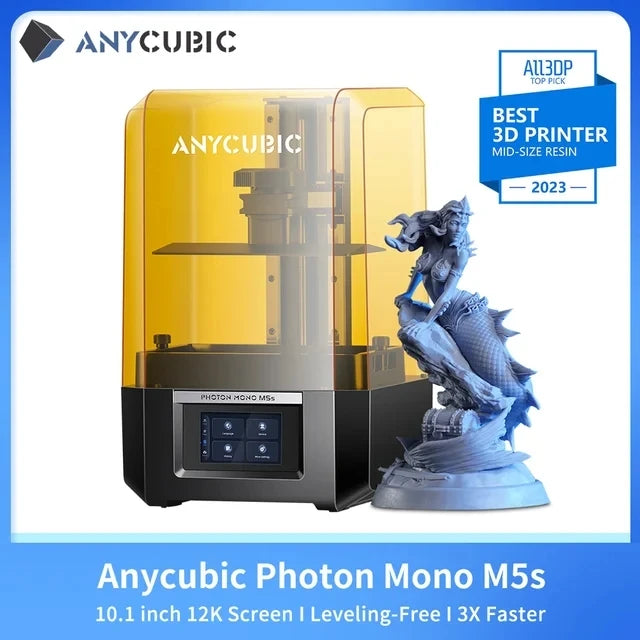 DLP SLA LCD 3D Printer High Speed 3D Resin Printer Wash Cure Machine Photon Mono 2, X2, X 6Ks, M5, M5s, M3 Max, D2
