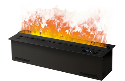 Waterdamp Haard – Elektrische Sfeerverwarming – Ultrasone Kamerhaard – Inbouw Haard – 3D Kleuren Vlammen – App & Afstandsbediening – RVS Waterreservoir 2000mm