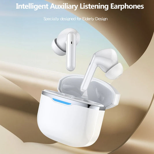 Bluetooth Gehoorapparaat Oordopjes – Gehoorversterker – Draadloze Oordopjes – Ruisonderdrukking – Senioren – 35 dB Gain – Bluetooth 5.3