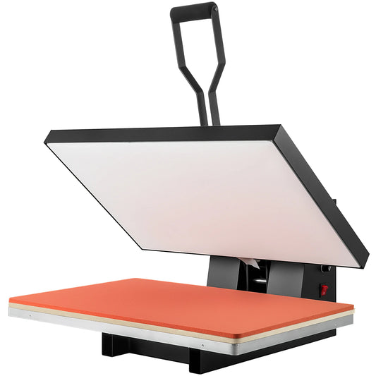 Warmtepers – Transferpers – Textielpers – Sublimatiepers – Stofpers – Grote Verwarmingsplaat 16 x 24 inch – Digitale Temperatuur- en Timerregeling - Zwart