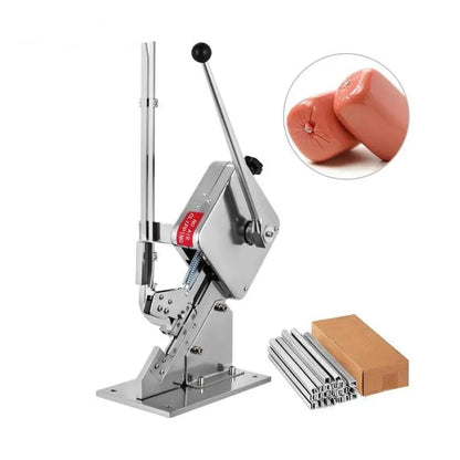 Vleesclipper – Vleesclipsluiting – Handmatige Clipmachine – Sluiting Voor Worst – U-Vormige Clips – Rvs A304 – 8000 Clips Capaciteit