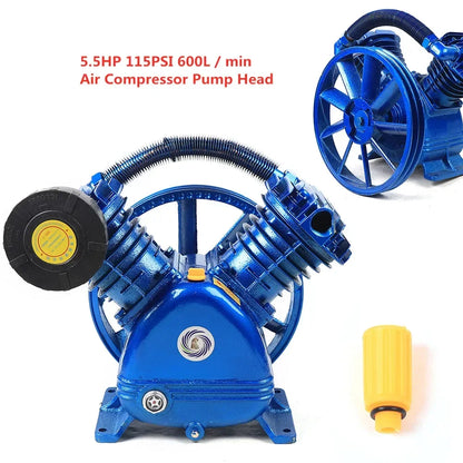 Compressorpomp – Luchtcompressor – Drukpomp – Cilinderpomp – Motorpomp – 4KW Motor – 600 L/Min Luchtopbrengst