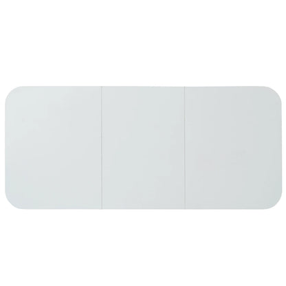 Eettafel – Eettafel Modern – Eettafel Compact – Praktische Eettafel – Stevige Constructie – Eenvoudige Montage - 160 x 70 x 75 cm - Wit