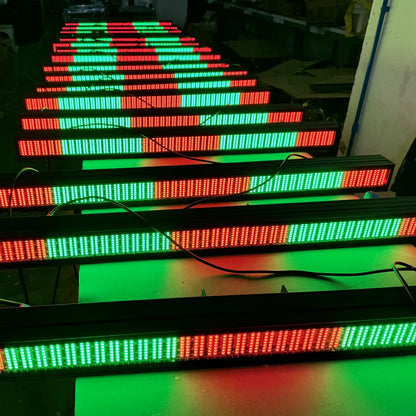 LED Stroboscooplicht – LED Bar Strobe Licht – DJ Stroboscoop – Podiumverlichting – DMX Stage Light – 200W Vermogen – RGB 3-in-1 Met 192 Segmenten