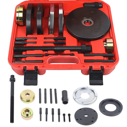 Wielnaaftrekker - Wiellager trekker - Lager Trekker - Trekkerset - Naaftrekker - 82mm - Complete Hub Puller Tool Kit met Opbergkoffer - Rood