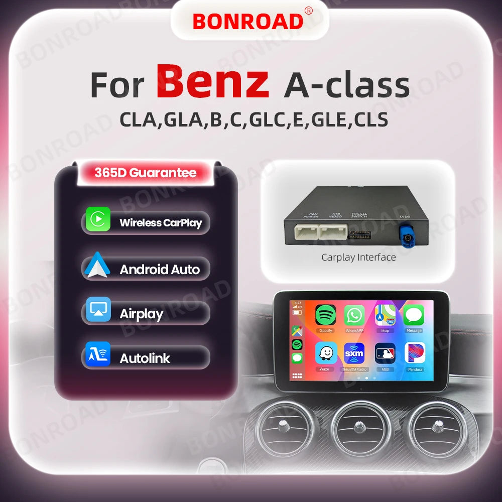 Draadloze CarPlay Adapter – Android Auto Module – Bluetooth Interface – Mirror Link – NTG 5.0 Compatibel – Plug & Play Installatie – Draadloze Smartphone Connectiviteit