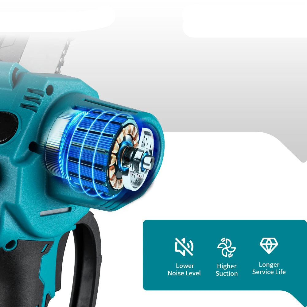 Kettingzaag - Snoeizaag - Takkenzaag - Handzaag - Draadloze - Elektrische - Mini - Brushless Motor – 8 Inch - Tuin- en Snoeizaag – Inclusief 2x 18V Accu - QUORE