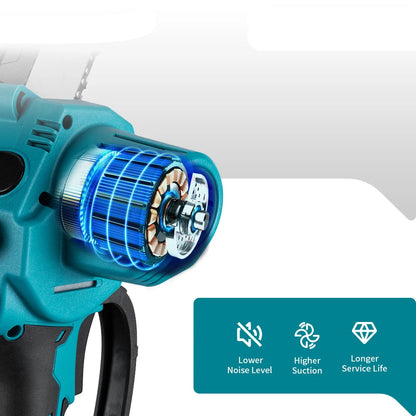 Kettingzaag - Snoeizaag - Takkenzaag - Handzaag - Draadloze - Elektrische - Mini - Brushless Motor – 8 Inch - Tuin- en Snoeizaag – Inclusief 2x 18V Accu - QUORE