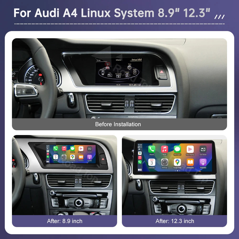 Multimedia Touchscreen – Carplay Scherm – Android Auto Display – Touchscreen Radio – Autonavigatie Scherm – 10,25 Inch Full HD – Draadloze Connectiviteit