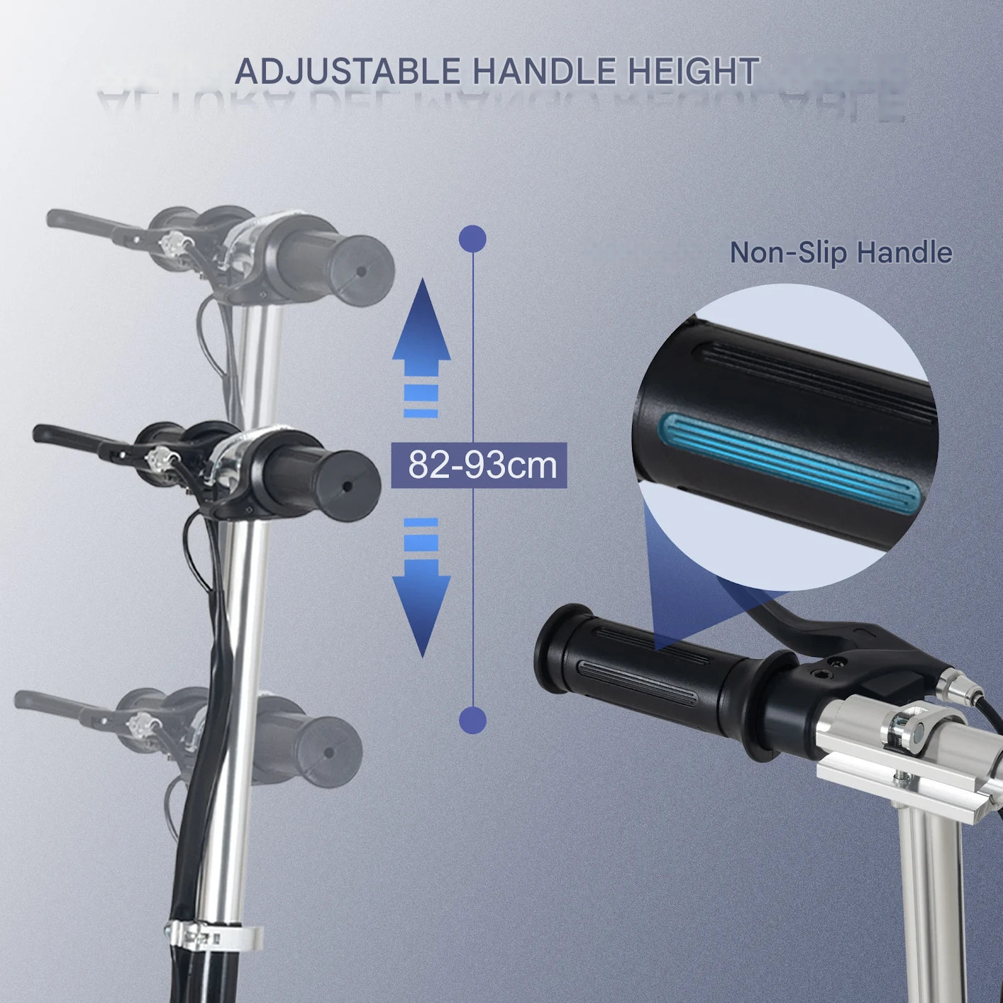 Scooter - Elektrische Step - voor 7-14 jaar -  Verstelbaar - Opvouwbaar - 120 W - 12 km/h Max. Snelheid - 100-240 V - Belastbaar 50kg - 75 x 36 x 82-93 cm - Zwart