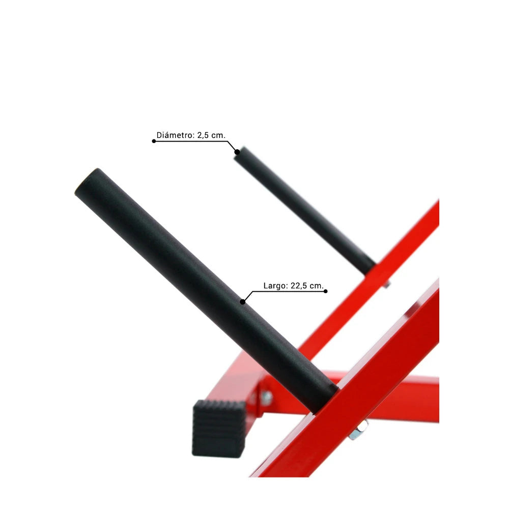 Buikspierbank - Fitnessbank - Halterbank - Fitness Bank - Multifunctionele Bench Press - Trainingsbank - Verstelbaar en Inklapbaar - Compact Krachtstation voor Thuisgebruik - Rood