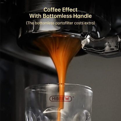 HiBREW Espressomachine Handmatig - Espresso Maker - Espressomachine Met Koffiebonen - Praktisch - Stijlvol - QUORE
