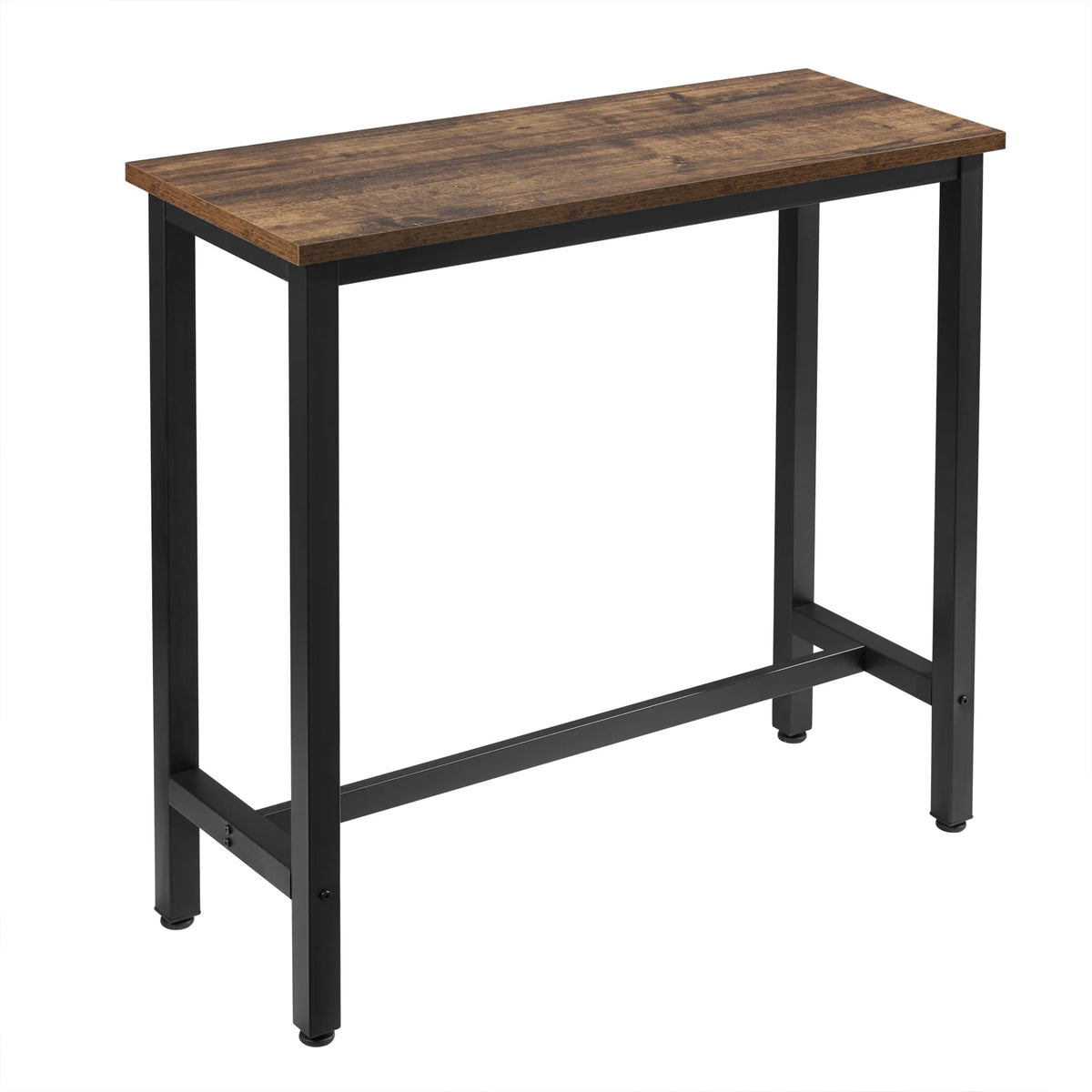 WOLTU Bar Table Bistro Dining Table MDF Wood Vintage 100x40x100cm High Coffee Counter Table for Kitchen Bar Balcony - QUORE
