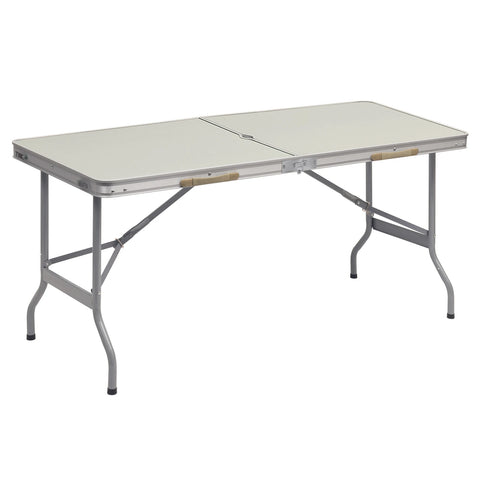 Klaptafel - Opvouwbare Tuintafel - Inklapbare Tafel - Vouwtafel - Buitenkamperen - Rechthoek - Metaal