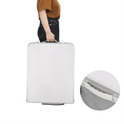 Picknicktafel - Campingtafel - Campingtafel Inklapbaar - Opvouwbaar - In hoogte verstelbaar - Aluminium Koffertafel - Met Opbergtas - Wit Grijs