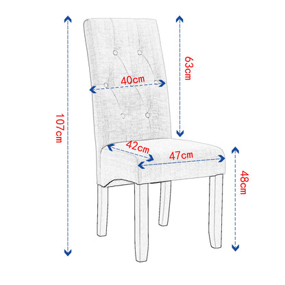 Eetkamerstoelen – Stoelen – Dining Chairs – Zetels – Zitten – Ergonomische Hoge Rugleuning – Duurzame Rubberhouten Poten - Fluweel - Lichtgrijs