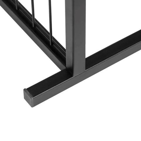 Kapstok met Schoenenrek – Kledingrek - Opbergrekken - 7 Haken - Vrijstaande - Stabiele Garderobestandaard – Rek Organiser - Metaal - MDF-Plaat - 60x31,5x170cm - Zwart Donkerbruin