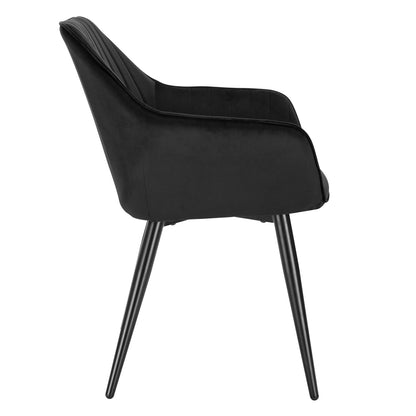 Dining Room Chair - Dining Room Chairs with Armrests - Dining Chair - Dining Room Chairs - Metal Legs - Backrest