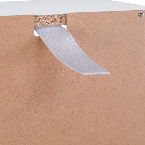 Boekenkasten - Boekenplank - Wandplank - Boekenrek - 30x23.5x158.4cm - 6 vakken - voor Kantoor Woonkamer Lezen Studeerkamer - Wit