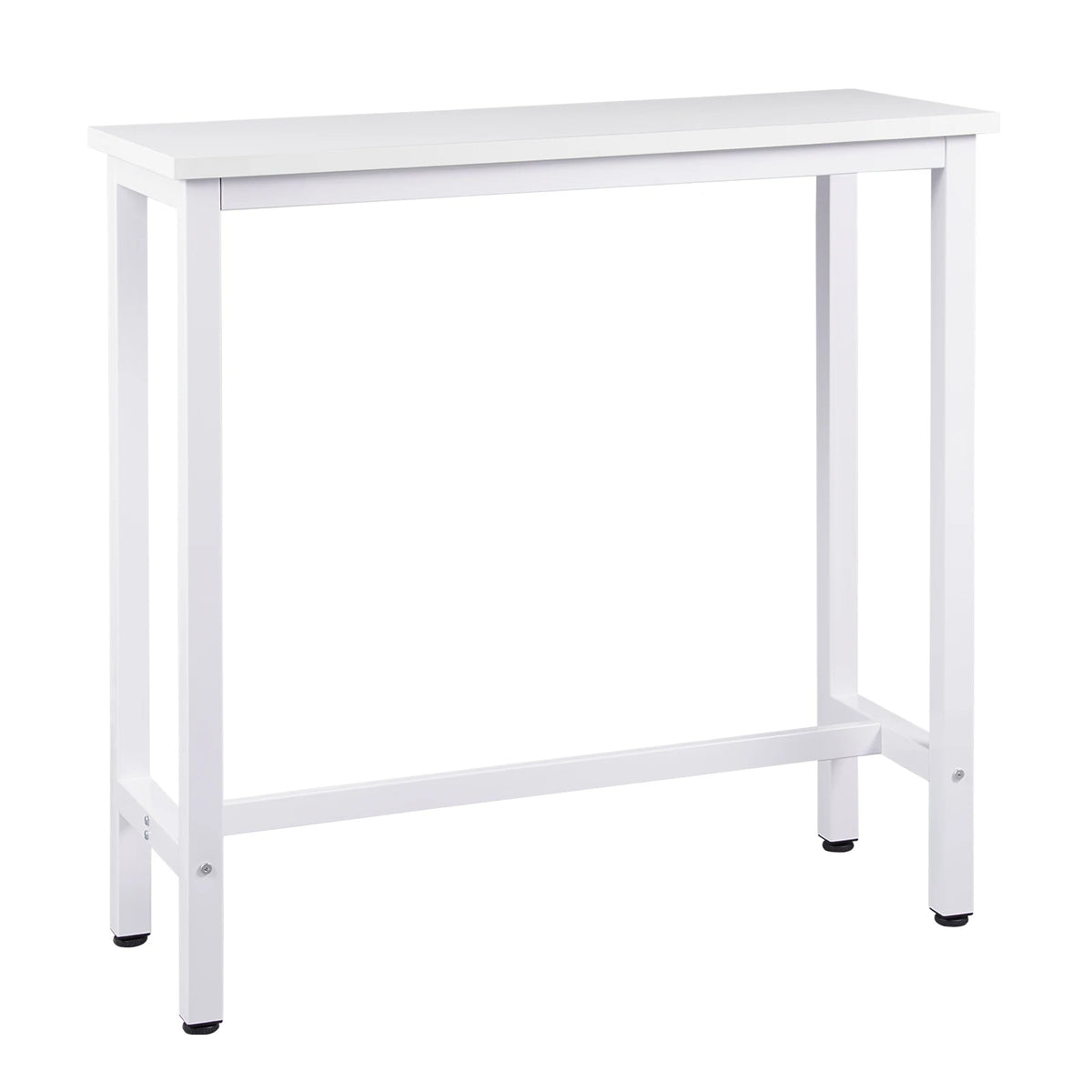 WOLTU Bar Table Bistro Dining Table MDF Wood Vintage 100x40x100cm High Coffee Counter Table for Kitchen Bar Balcony - QUORE