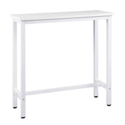 Table - Bar table - kitchen bar table - Bistro dining table - Breakfast dining table - High coffee table - Bar furniture - 100kg - White