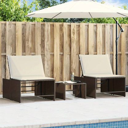 Lounge set – Loungeset – Tuinset – Tuinmeubelset – Zitset – Poly rattan – Bruin – Comfortabele Stoelen – Weerbestendig