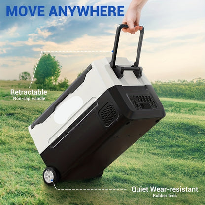 Draagbare Koelbox – Auto Koelbox – 12V Koelbox – Vriesbox – Compacte Koelbox – 35L – Dual-Zone Koeling