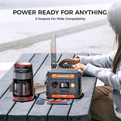 Draagbare Power Station – Mobiele Accu – Noodstroomvoorziening – Solar Generator – Energiebatterij – 1102.5Wh LiFePO4 Batterij – 3x AC Uitgangen 1500W Pure Sine Wave