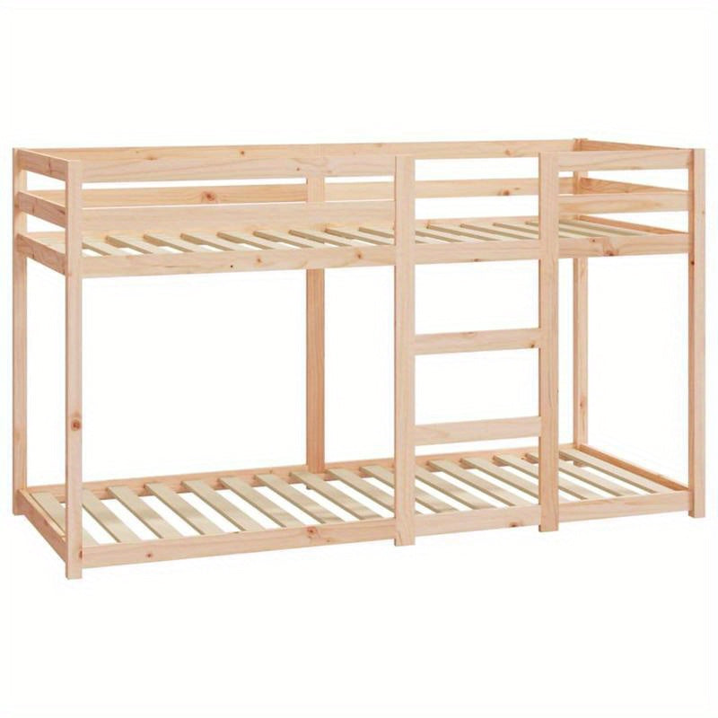 Stapelbed – Hoogslaper – Bunkbed – Kinderbed – Eenpersoonsbed – Massief Grenen Hout – 75x190 cm