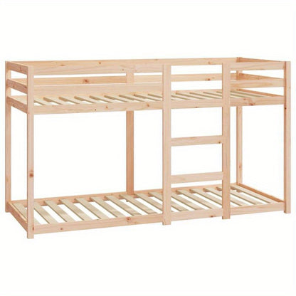 Stapelbed – Hoogslaper – Bunkbed – Kinderbed – Eenpersoonsbed – Massief Grenen Hout – 75x190 cm