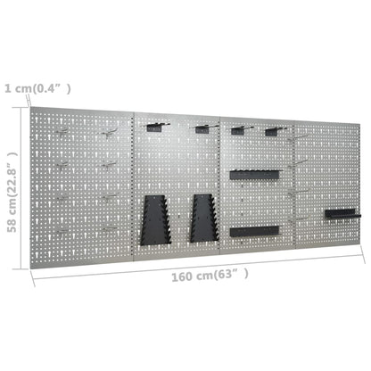 Werkbank – Werktafel – Klusbank – Werkplek – Werkstation – Bruin – 6 Laden Met Kogellagers – Draagkracht 500 Kg