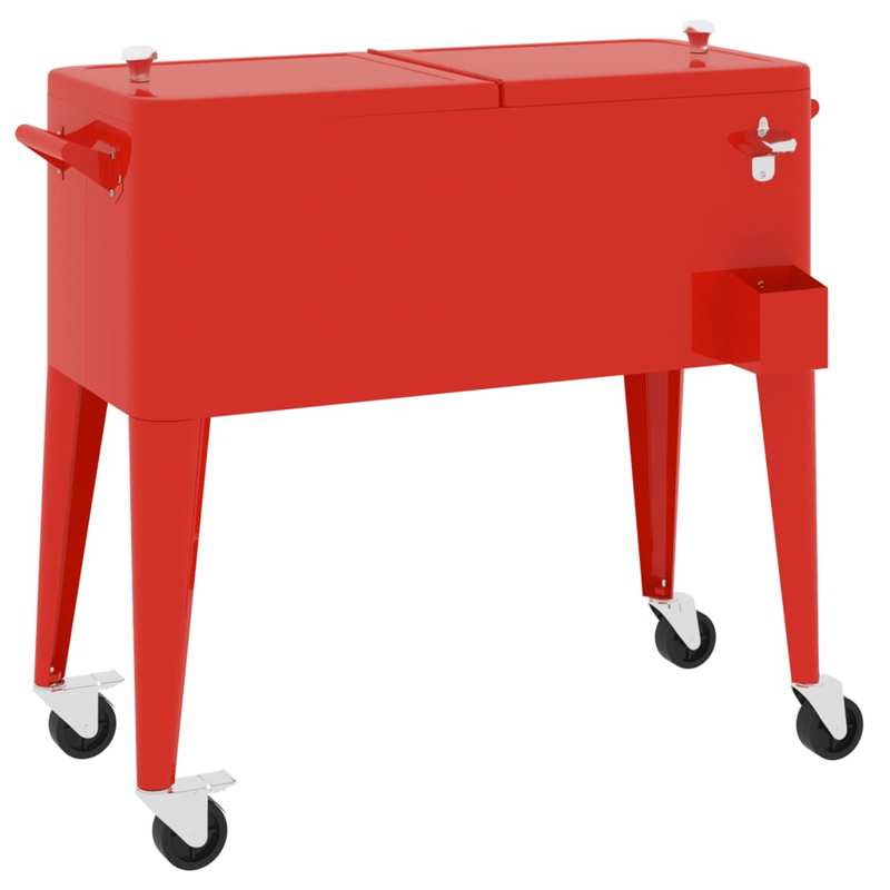 Koelbox Op Wielen – Mobiele Koelbox – Trolley Koelbox – Picknick Koelbox – 80 Liter Inhoud – Tot 72 Uur Koelen