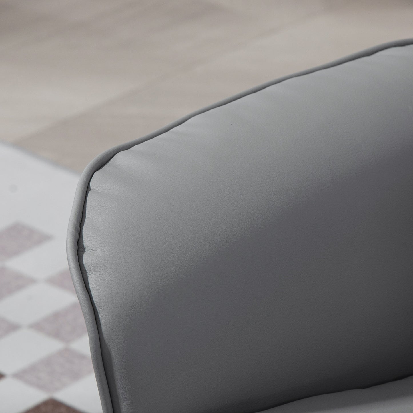 Fauteuilset – Relaxfauteuil – Ligstoel – Stoel Met Voetenbank – Verstelbare Fauteuil – Lichtgrijs – Verstelbare Hoogte – Kantelbare Rugleuning