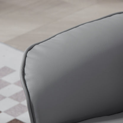 Fauteuilset – Relaxfauteuil – Ligstoel – Stoel Met Voetenbank – Verstelbare Fauteuil – Lichtgrijs – Verstelbare Hoogte – Kantelbare Rugleuning