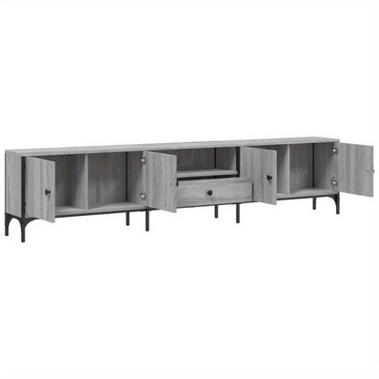 TV-kast – Tv-meubel – TV-dressoir – Mediameubel – Tv-standaard – Grijs Sonoma – Ruime Lade – Hoogwaardig Gefabriceerd Hout