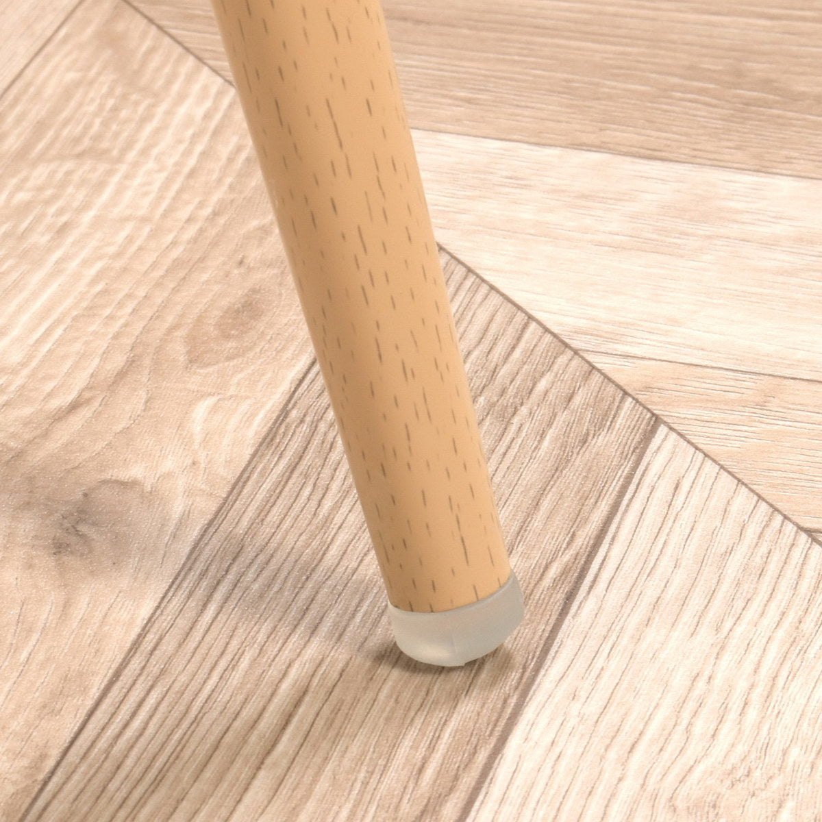 Eetkamerstoel – Stoel Met Armleuning – Designstoel – Keukenstoel – Scandinavische Stoel – Comfortabel Gestoffeerd – Metaal Met Houten Poten – Bruin – 56x56x78 cm