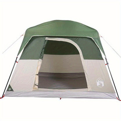 Tent – Kampeertent – Familietent – Koepeltent – Outdoor Tent – Ruim Voor 4 Personen – Stevig Waterdicht PVC – Trekkoordsluiting Groen