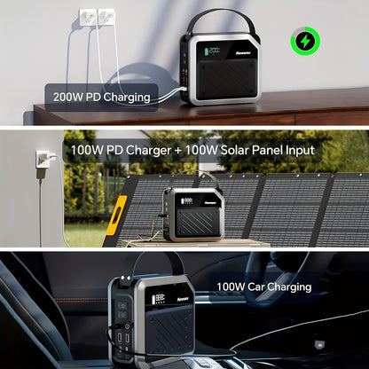 Powerbank – Portable Charger – Power Station – Solar Generator – Camping Accu – 72.000mAh Capaciteit – 100W PD Snelladen