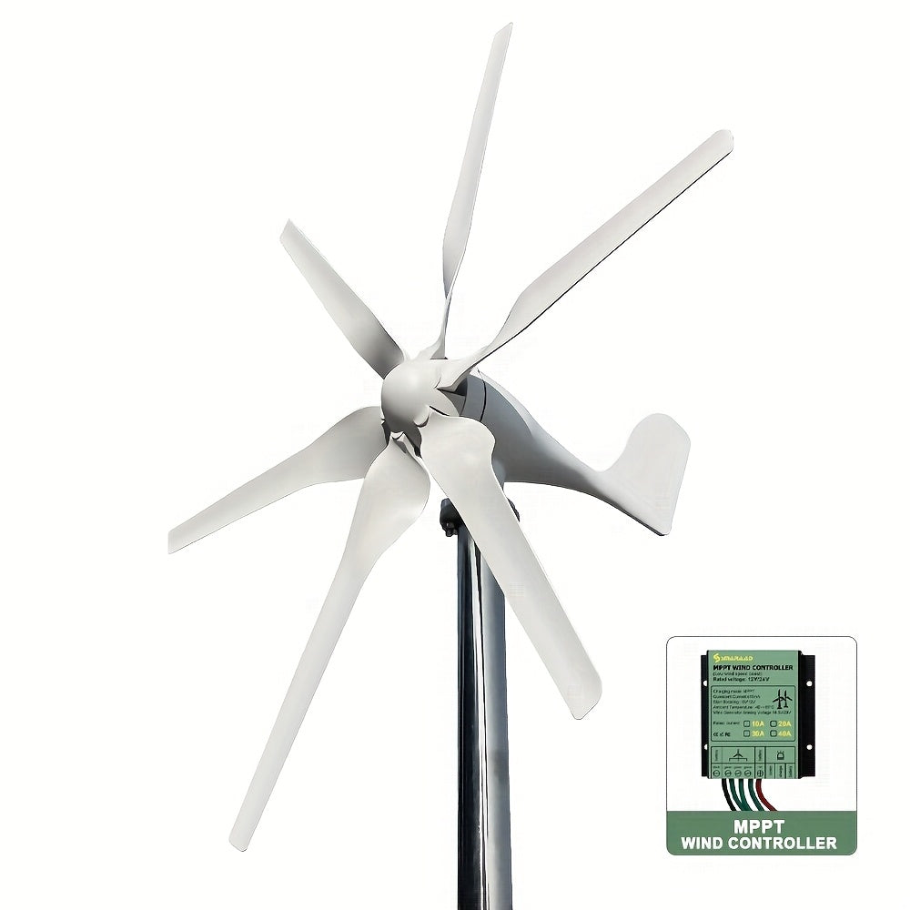 Horizontale As Windturbine – Windgenerator – Windmolentje – Windturbineset – Offgrid Generator – 1000W Vermogen – Laagstart Bij Weinig Wind