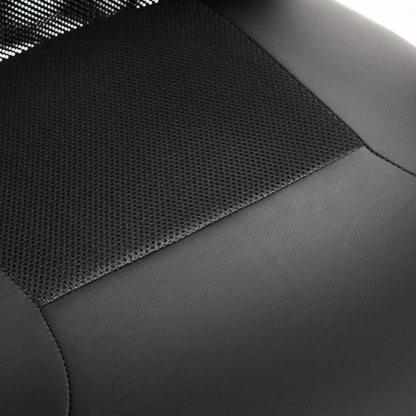 Bureaustoel – Kantoorsstoel – Office Chair – Gamestoel – Werkstoel – Ergonomisch S-vormig – Verstelbare Zithoogte – Schommelfunctie – 120 kg – Zwart